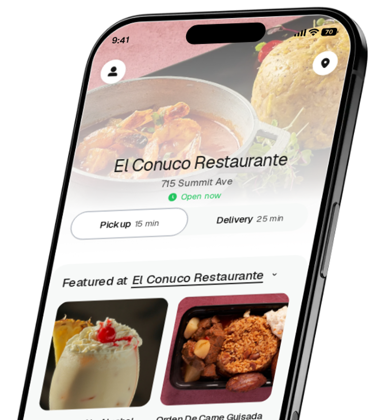 El Conuco Restaurante app preview